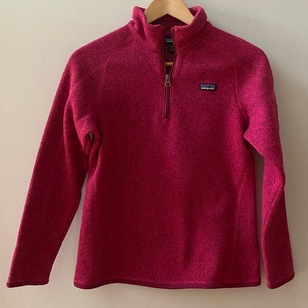Girls Size XL Patagonia EUC quarter zip Jacket